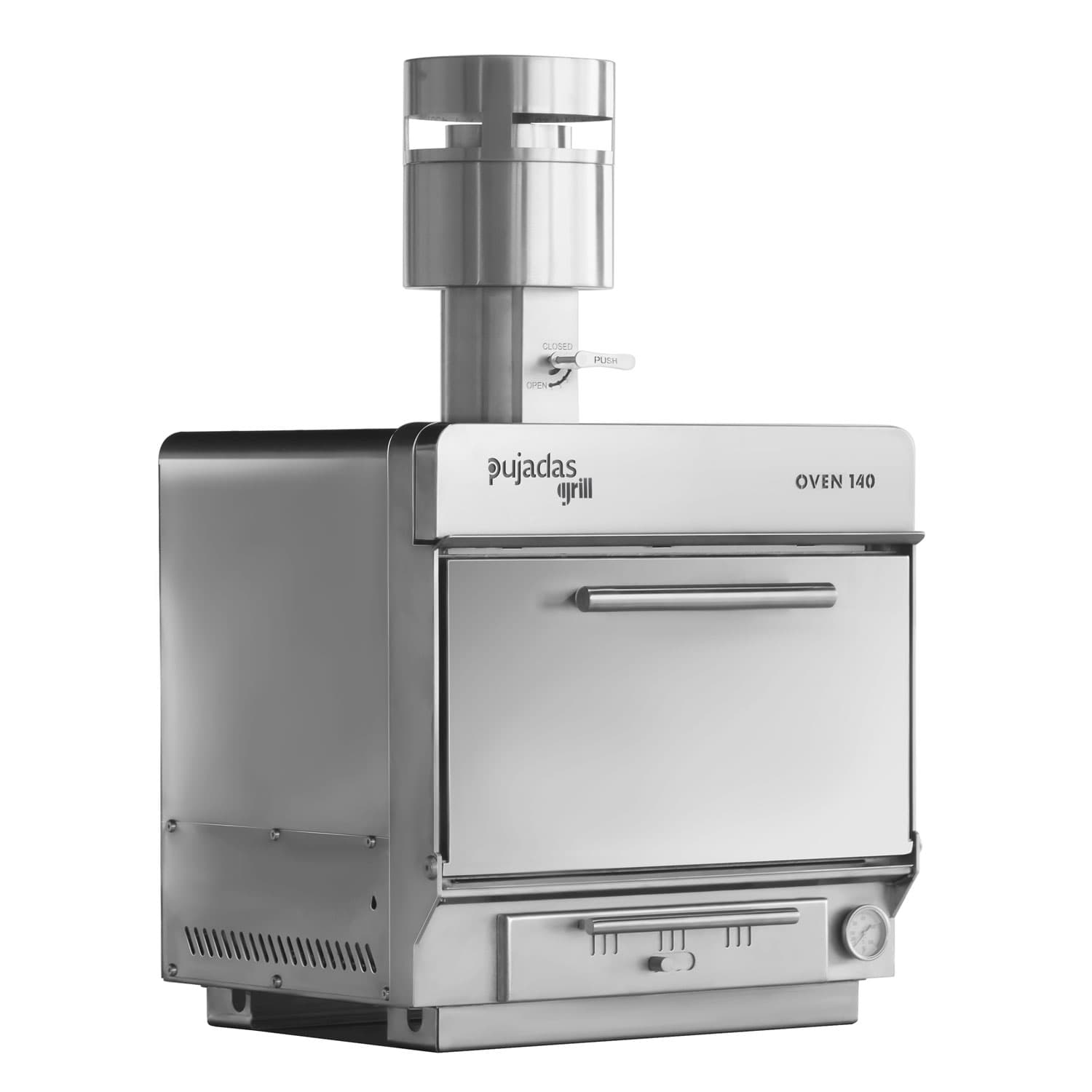 Pujadas Charcoal Oven 140 Stainless Steel