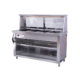 4 Div floor model bain marie & sneeze guard