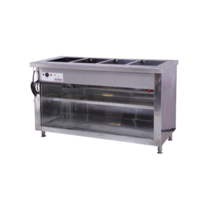 4 Div floor model bain marie