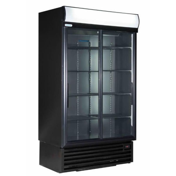 Staycold Carbon Edition Double Sliding Door Cooler - SD1140-HC-CE